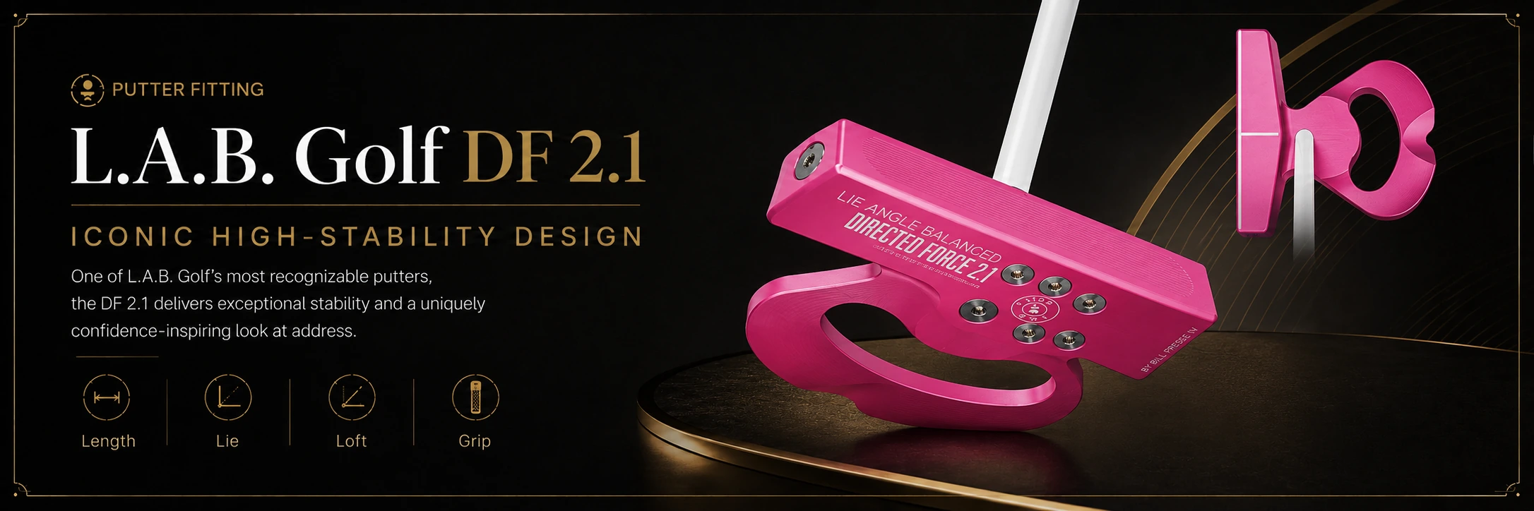 L.A.B. Golf DF 2.1 putter fitting option reviewed during L.A.B. Golf model selection