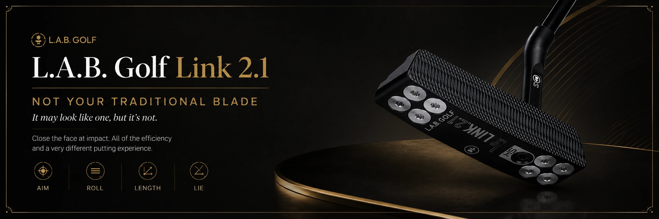 L.A.B. Golf Link 2.1 putter fitting option reviewed during L.A.B. Golf model selection