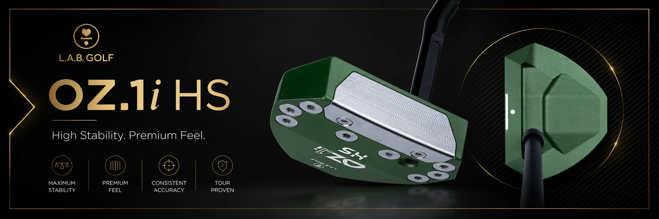 L.A.B. Golf OZ.1i HS putter fitting option reviewed during L.A.B. Golf model selection