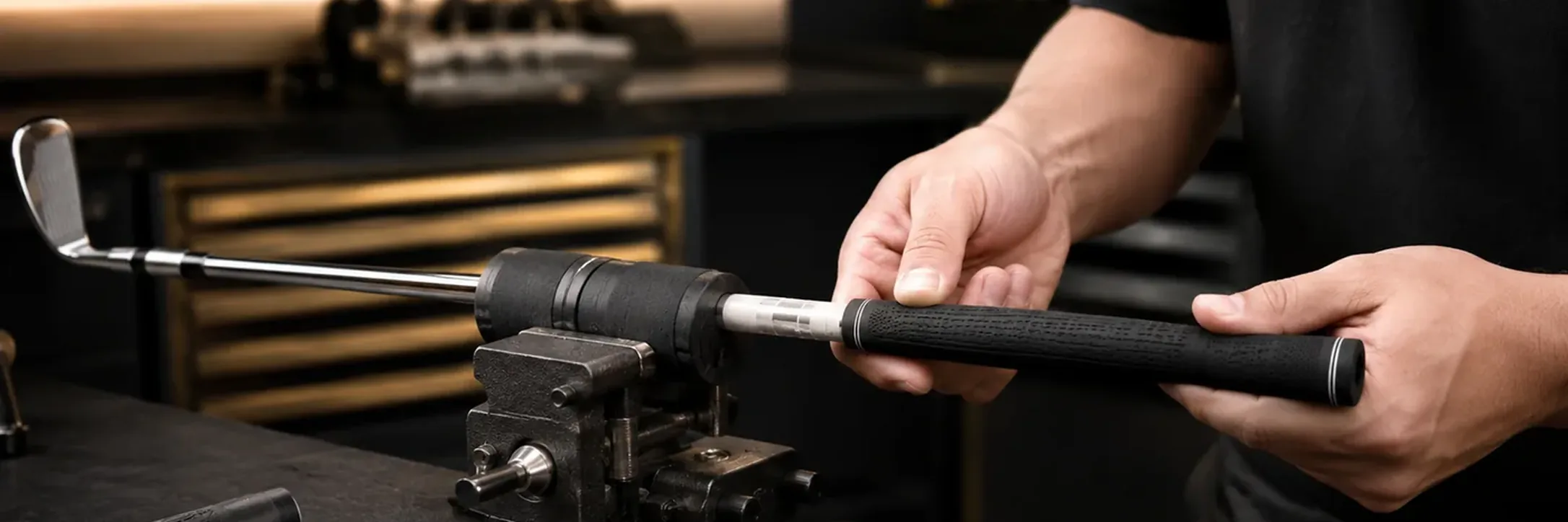 Golf grip replacement at Perfectly Fit Golf in Escondido
