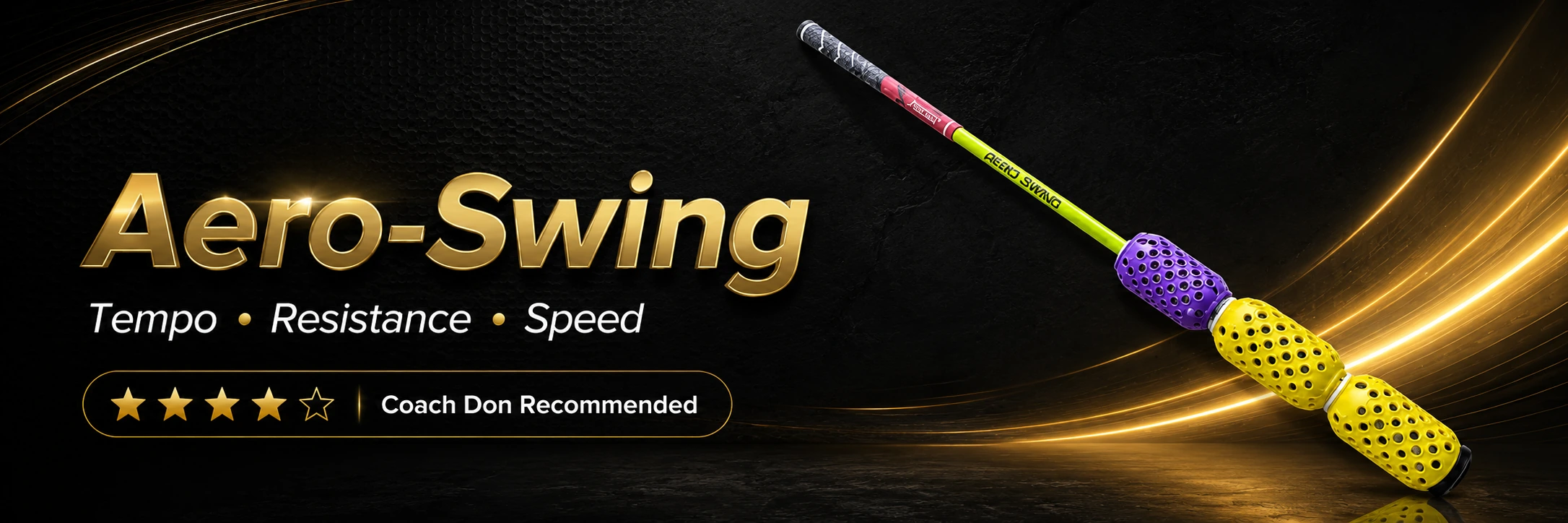 TRAINING-AERO-SWING — Aero Swing training aid for speed and movement feedback Aero Swing training aid for speed and movement feedback