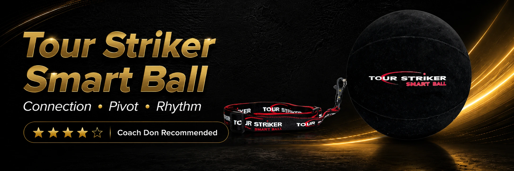 TRAINING-SMART-BALL — Tour Striker Smart Ball for connection, arm structure and body sync Tour Striker Smart Ball for connection, arm structure and body sync